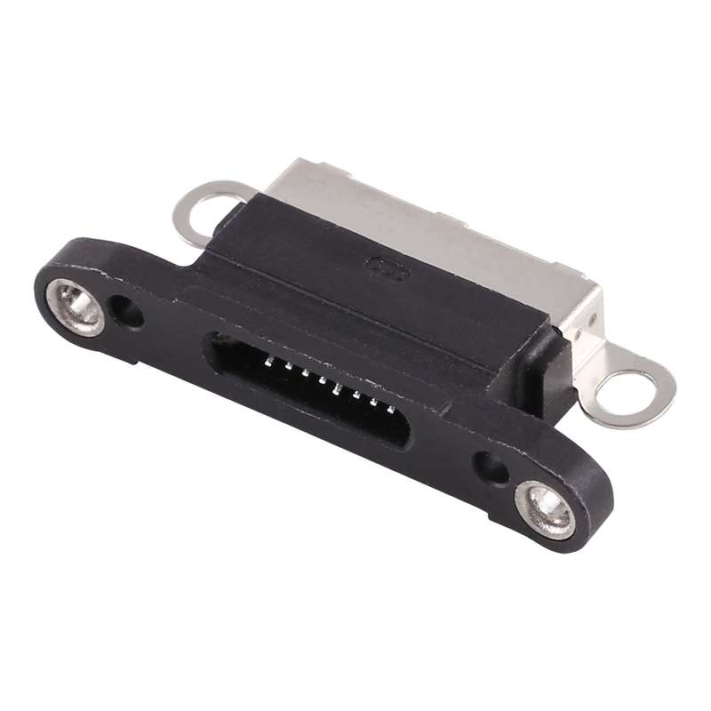 10 PCS Charging Port Connector for iPhone X(Black)