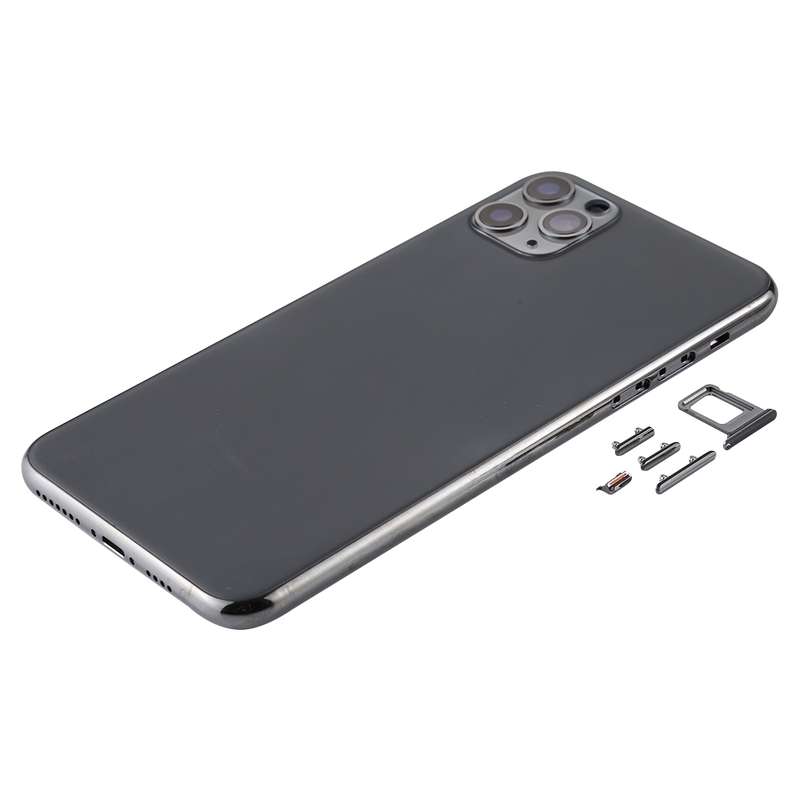 Back Housing Cover with SIM Card Tray & Side keys & Camera Lens for iPhone 11 Pro Max(Green)