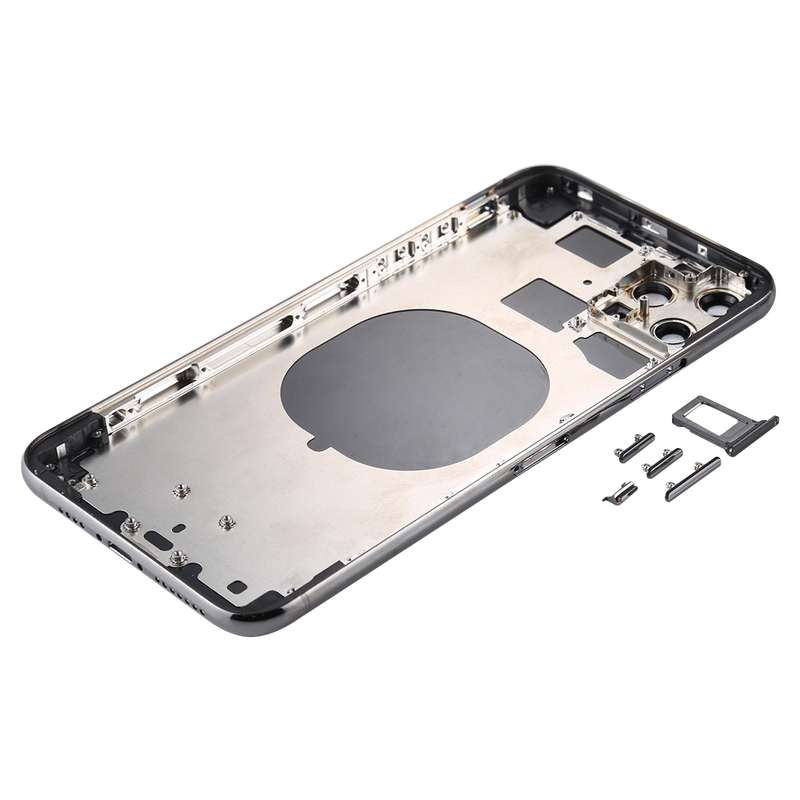 Back Housing Cover with SIM Card Tray & Side keys & Camera Lens for iPhone 11 Pro Max(Green)
