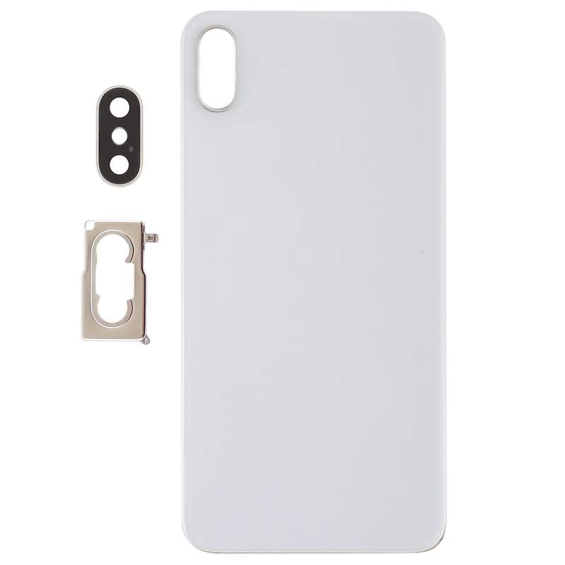 Battery Back Cover with Back Camera Bezel & Lens & Adhesive for iPhone XS Max(Black)