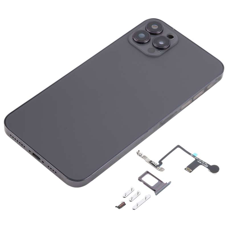 Back Cover with Appearance Imitation of iP14 Pro Max for iPhone XS Max(Black)