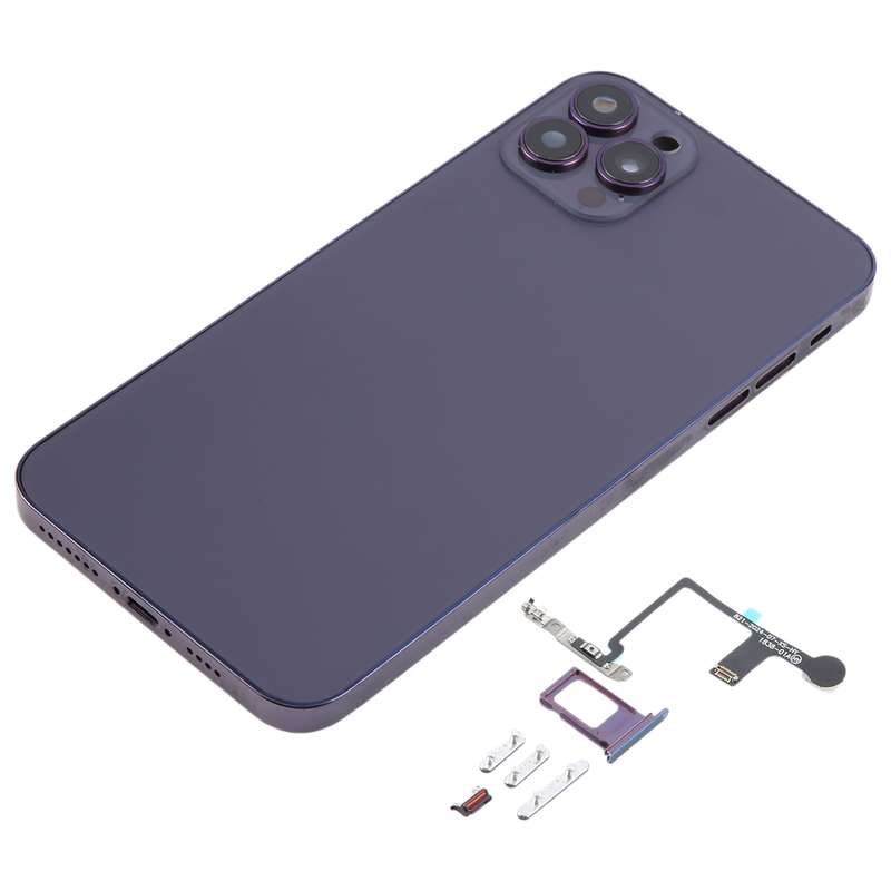 Back Cover with Appearance Imitation of iP14 Pro Max for iPhone XS Max(Black)