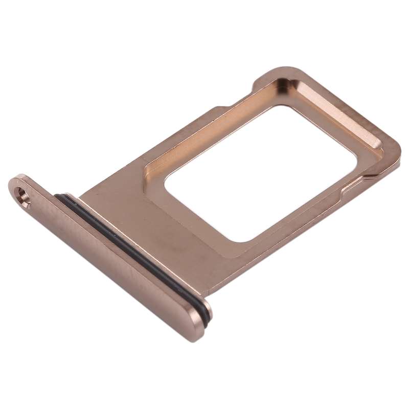 Double SIM Card Tray for iPhone XS Max (Double SIM Card)(Gold)