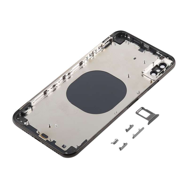 Back Cover with Camera Lens & SIM Card Tray & Side Keys for iPhone XS Max(Gold)