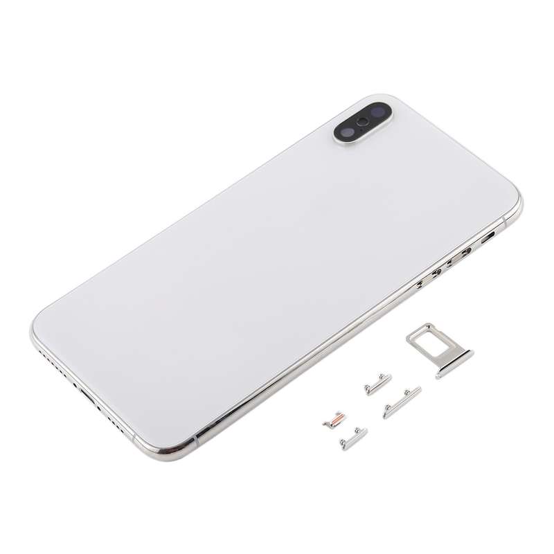 Back Cover with Camera Lens & SIM Card Tray & Side Keys for iPhone XS Max(Gold)