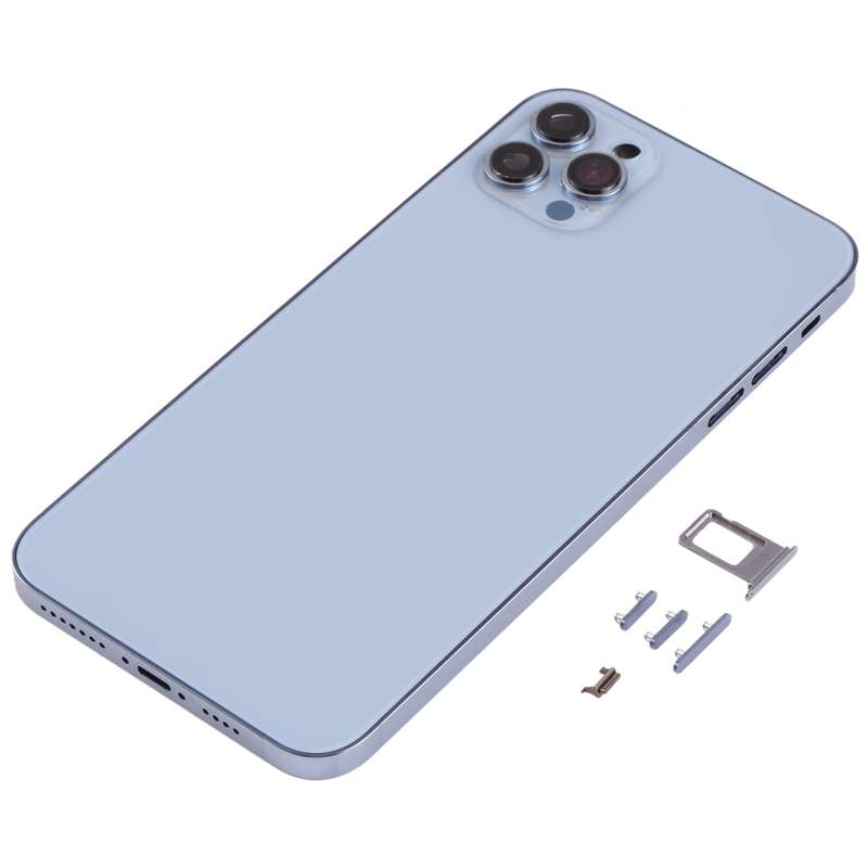 Back Housing Cover with Appearance Imitation of iP13 Pro Max for iPhone XS Max(Black)