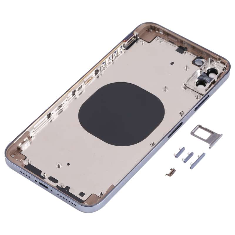 Back Housing Cover with Appearance Imitation of iP13 Pro Max for iPhone XS Max(Black)