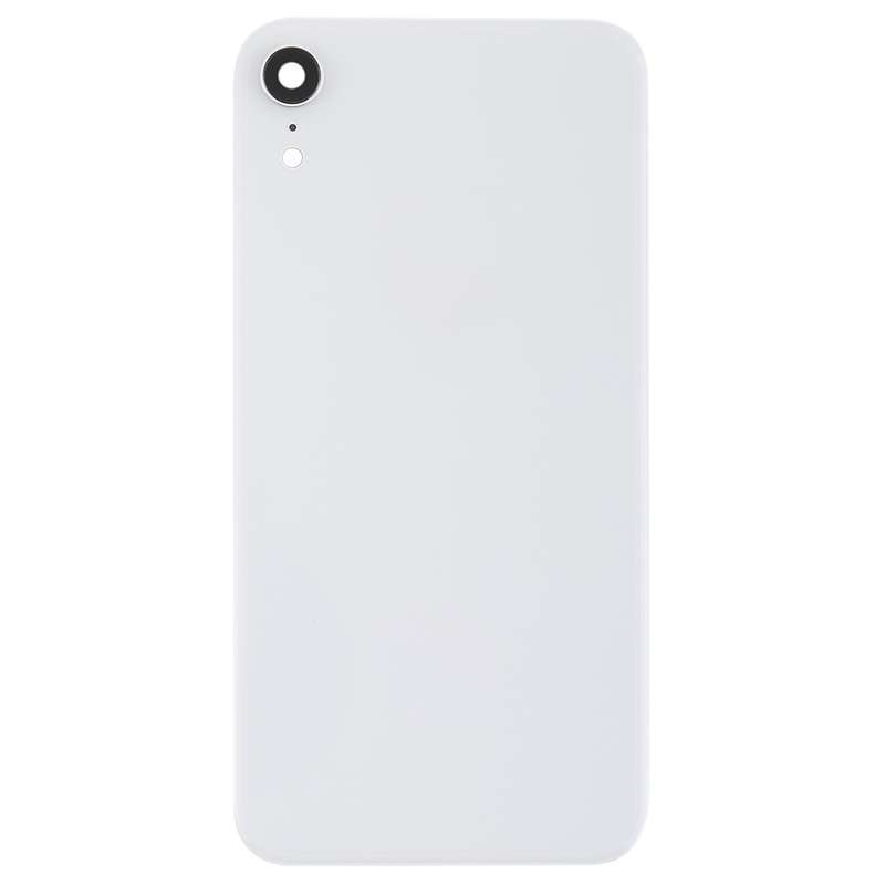 Battery Back Cover with Back Camera Bezel & Lens & Adhesive for iPhone XR(White)