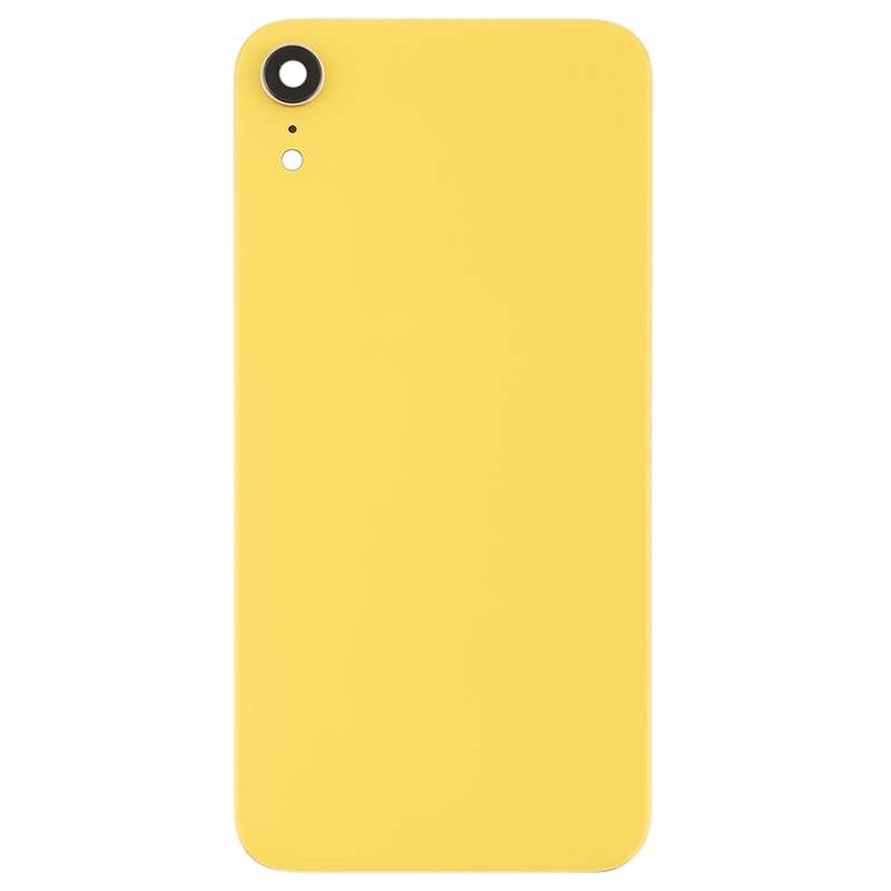Battery Back Cover with Back Camera Bezel & Lens & Adhesive for iPhone XR(White)