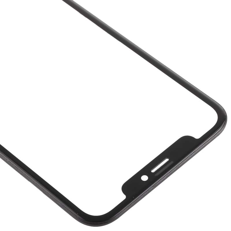 Front Screen Outer Glass Lens with Frame + OCA Optically Clear Adhesive for iPhone XR(Black)