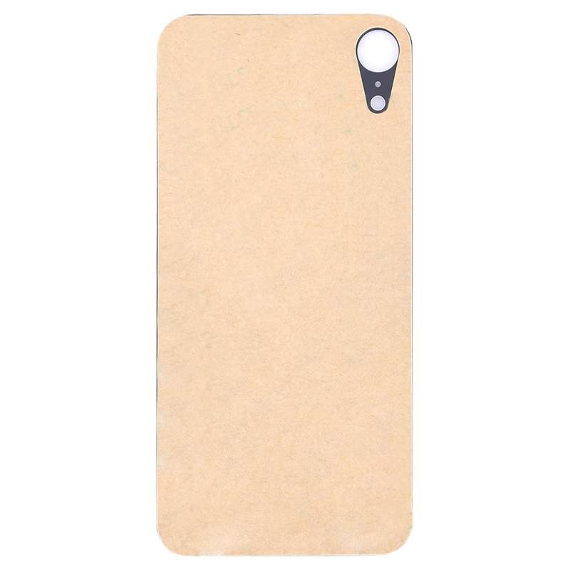 Easy Replacement Big Camera Hole Glass Back Battery Cover with Adhesive for iPhone XR(Blue)