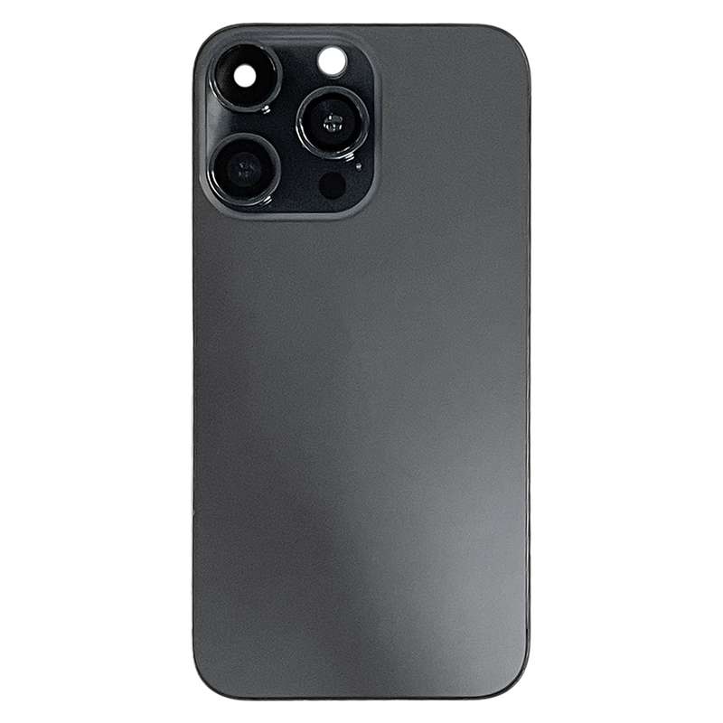 Back Cover with Appearance Imitation of iP15 Pro for iPhone XR(Black)