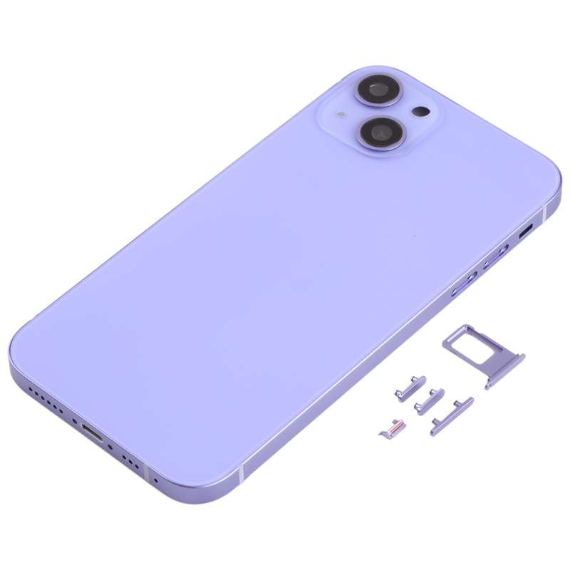 Back Housing Cover with Appearance Imitation of iP13 for iPhone XR(Blue)