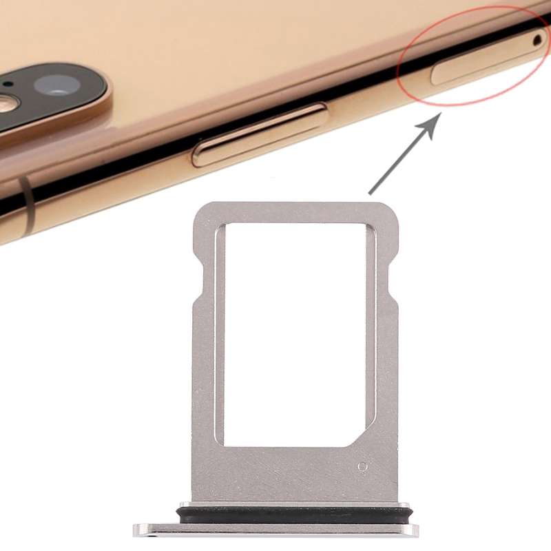 SIM Card Tray for iPhone XS (Single SIM Card)(Gold)