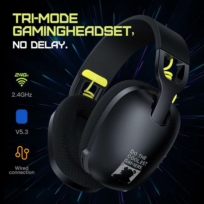 ONIKUMA B2 Bluetooth 5.3 Foldable Wireless Bluetooth Headphone with Microphone (White Blue)