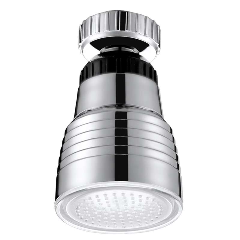 SDF-B10 1 LED ABS Temperature Sensor RGB LED Faucet Light Water Glow Shower, Size: 58 x 38mm, Interf