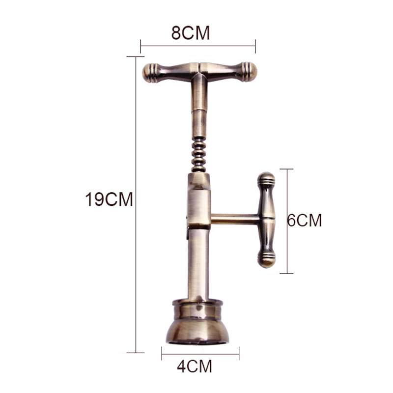 Multifunction Portable Screw Corkscrew Zinc Alloy Wine Bottle Opener, Packing: Gift Box