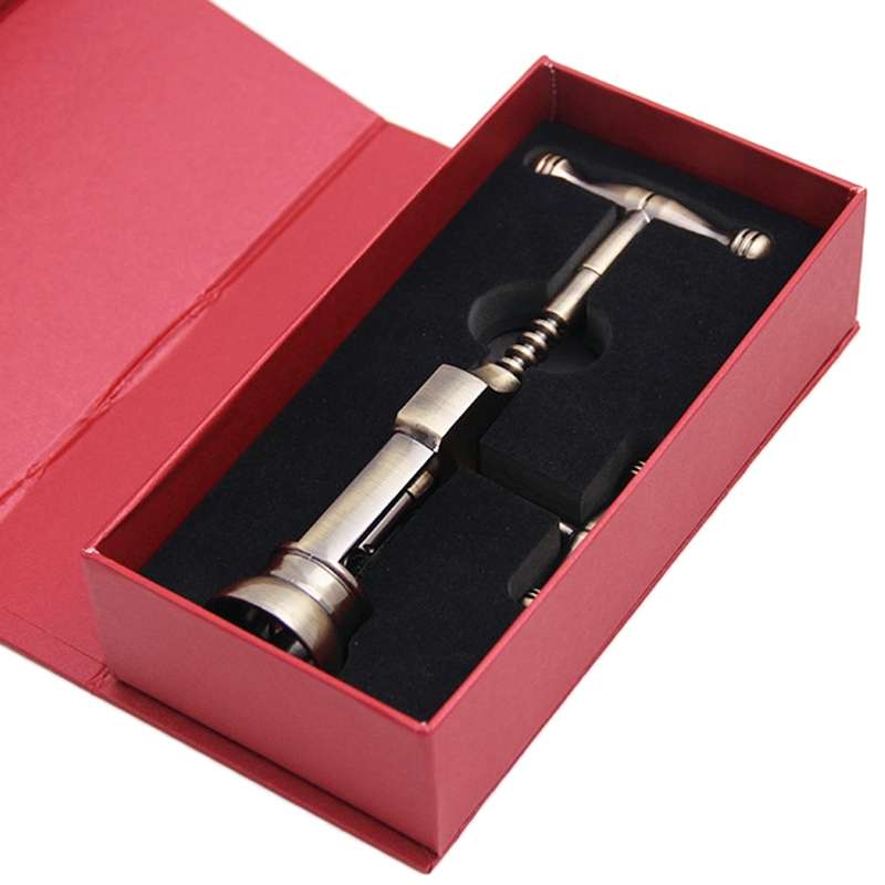Multifunction Portable Screw Corkscrew Zinc Alloy Wine Bottle Opener, Packing: Gift Box