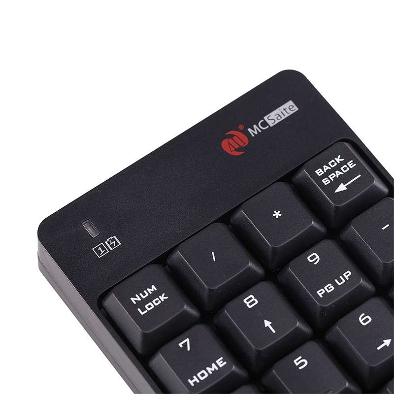 MC Saite SK-51AG 2 in 1 2.4G USB Numeric Wireless Keyboard & Mini Calculator for Laptop Desktop PC(