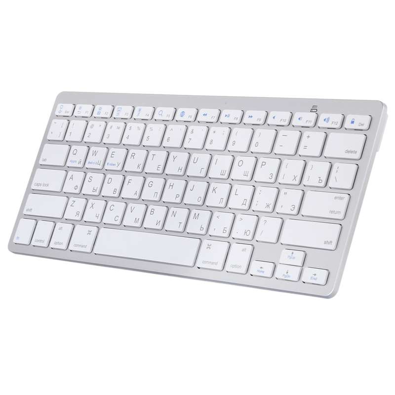 WB-8022 Ultra-thin Wireless Bluetooth Keyboard for iPad, Samsung, Huawei, Xiaomi, Tablet PCs or Smar