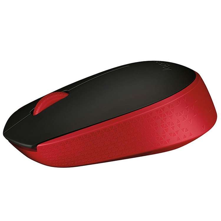 Logitech M171 1000DPI USB Wireless Mouse with 2.4G Receiver (Red)