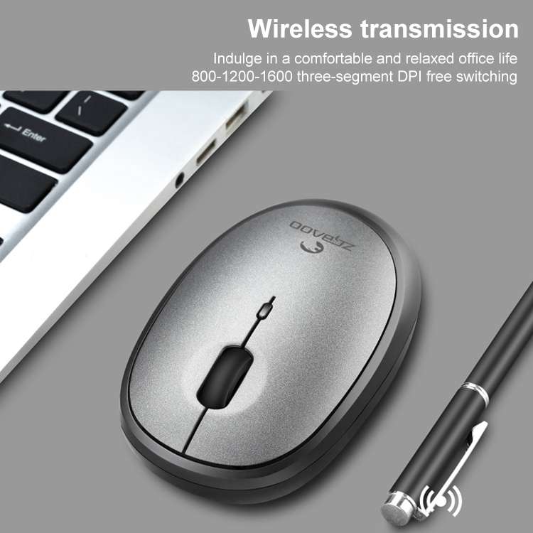 ZGB 007 2.4G Computer Laptop Wireless Mini Mouse (White)