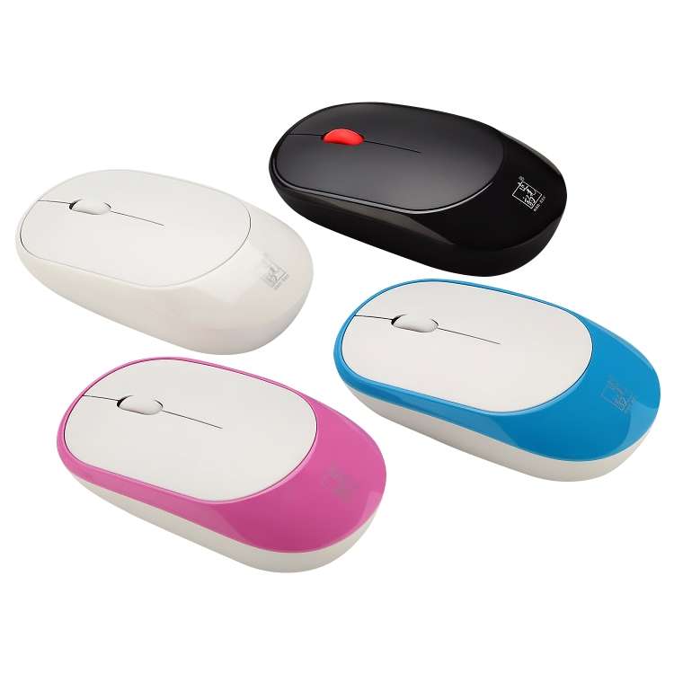 ZGB 360 2.4G Computer Laptop Wireless Chargeable Mini Mouse 1000dpi(Pink)