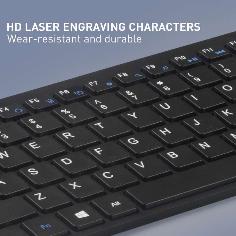 MKESPN 8022 2.4G Scissor Foot Ultra-thin Wireless Keyboard + Mouse Set