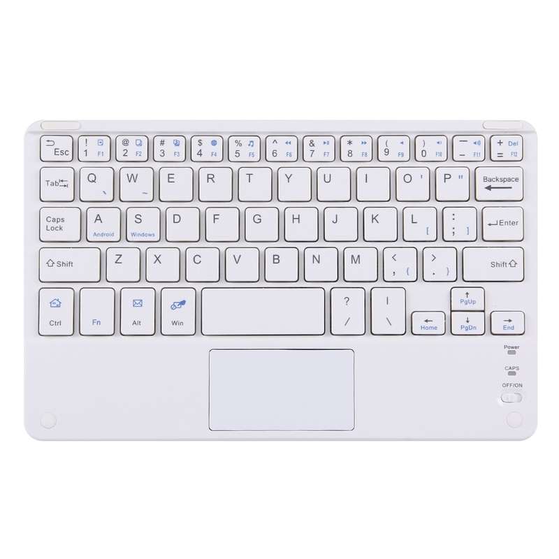 Bluetooth Wireless Keyboard with Touch Panel, Compatible with All Android & Windows 10 inch Tablets