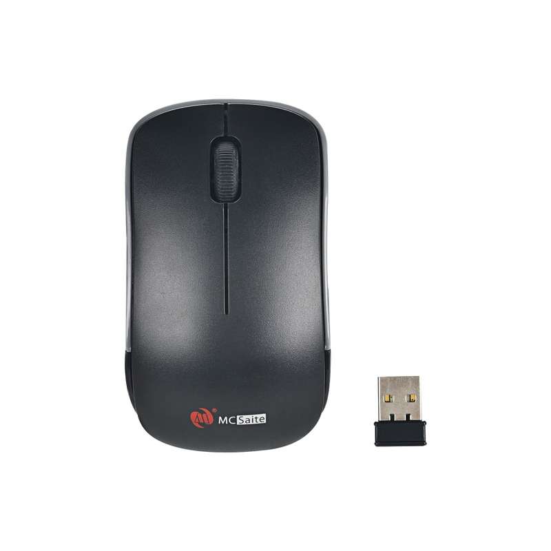 MC Saite MC-367 2.4GHz Wireless Mouse with USB Receiver for Computer PC Laptop (White)