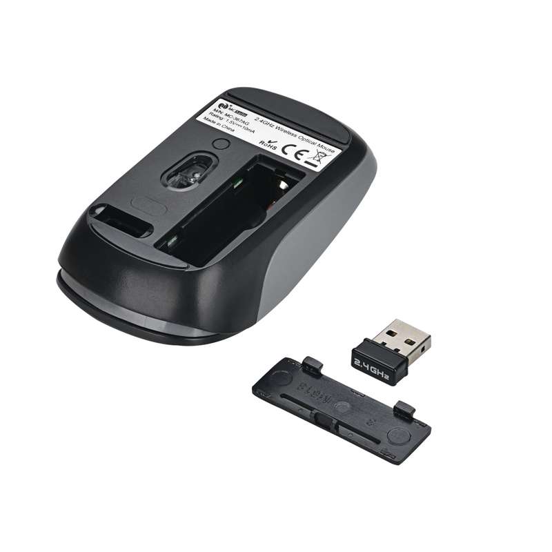 MC Saite MC-367 2.4GHz Wireless Mouse with USB Receiver for Computer PC Laptop (White)