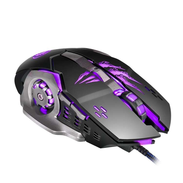Apedra iMICE A8 High Precision Gaming Mouse LED Four Color Controlled Breathing Light USB 6 Buttons