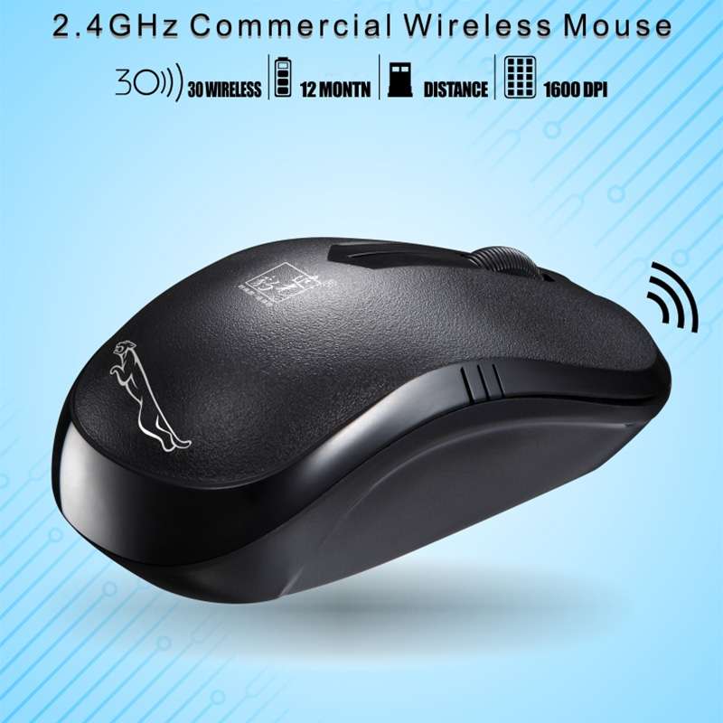 ZGB 101B 2.4GHz 1600 DPI Professional Commercial Wireless Optical Mouse Mute Silent Click Mini Noise