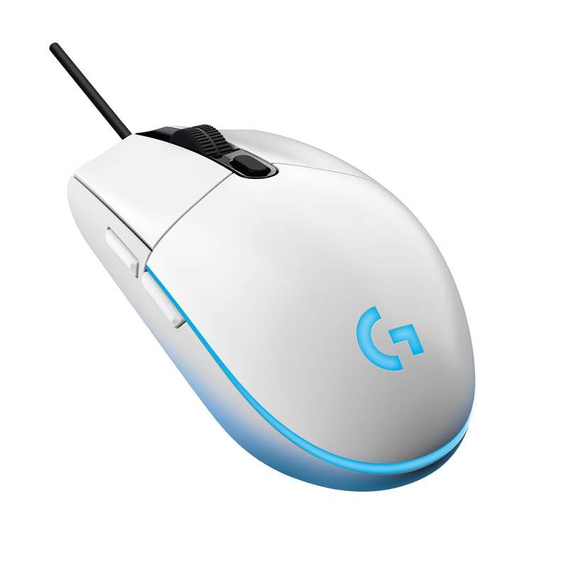 Logitech G102 6-keys RGB Glowing 6000DPI Five-speed Adjustable Wired Optical Gaming Mouse, Length: