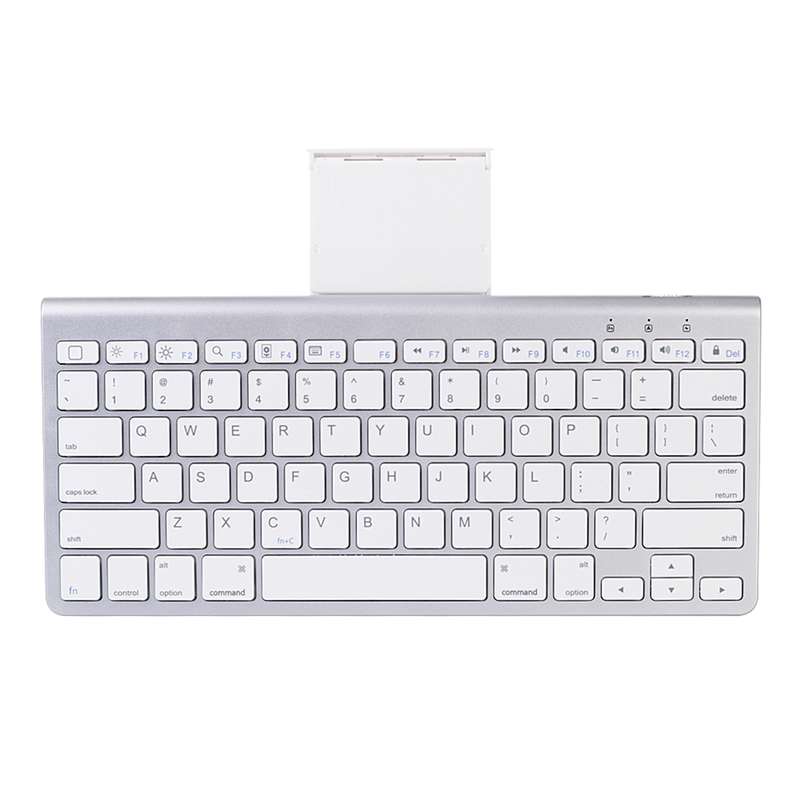 MC Saite 460BT 78 Keys Ultra-thin Mini Wireless Bluetooth Keyboard, Built-in Holder, Support Android