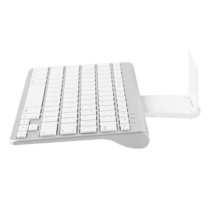 MC Saite 460BT 78 Keys Ultra-thin Mini Wireless Bluetooth Keyboard, Built-in Holder, Support Android