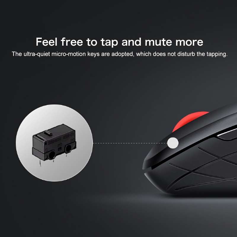 Lenovo ThinkLife Dual Mode Mute Wireless Bluetooth Mouse (Black)