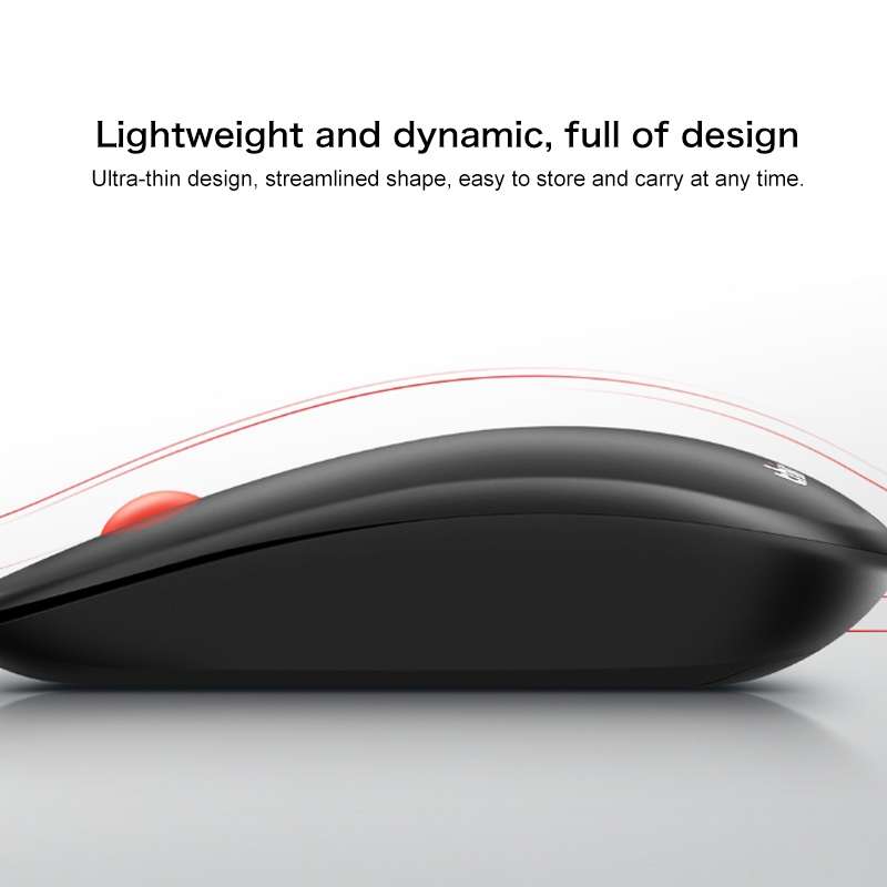 Lenovo thinkplus Portable Business Style Wireless Bluetooth Mouse (Black)
