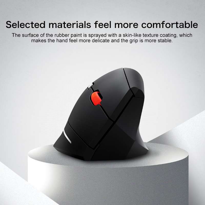 Lenovo thinkplus Ergonomics Design Wireless Mouse (Black)