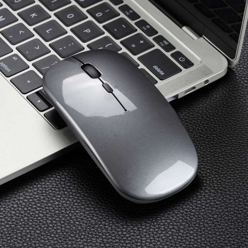 HXSJ M80 2.4GHz Wireless 1600DPI Three-speed Adjustable Optical Mute Mouse (White)