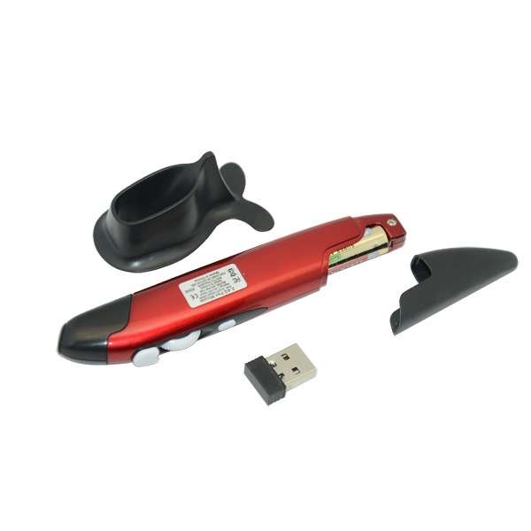 PR-03 2.4G USB Receiver Adjustable 1600 DPI Wireless Optical Pen Mouse for Computer PC Laptop Drawin