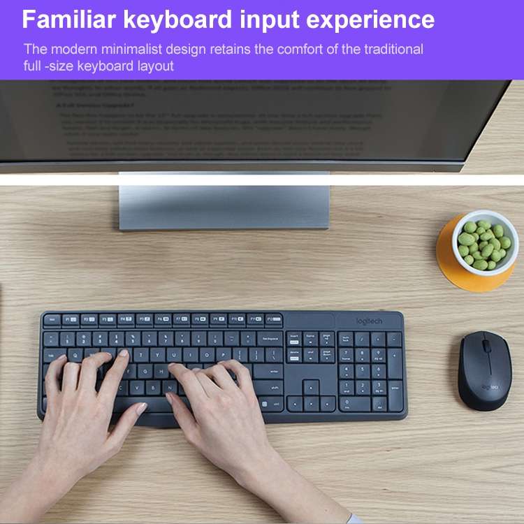 Logitech MK235 Wireless Keyboard Mouse Set