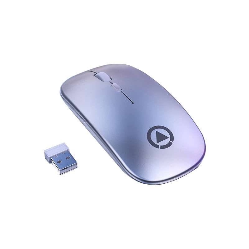 YINDIAO A2 2.4GHz 1600DPI 3-modes Adjustable Wireless Silent Mouse, Battery Powered(Black)