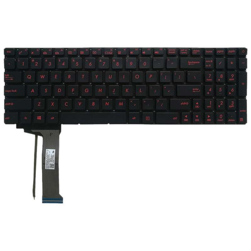 US Keyboard with Backlight for Asus GL551 GL551J GL551JK GL551JM GL551JW GL551JX G552 G552V G552VW G