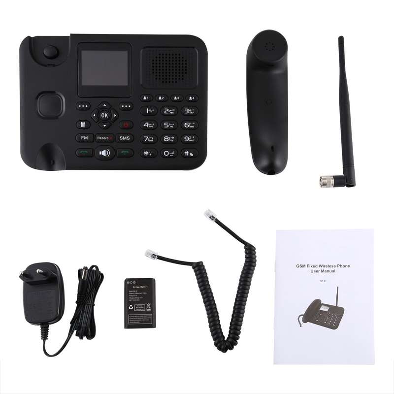 ZT9000 2.4 inch TFT Screen Fixed Wireless GSM Business Phone, Quad band: GSM 850/900/1800/1900Mhz (B
