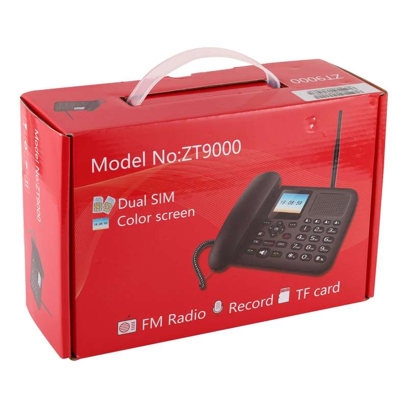 ZT9000 2.4 inch TFT Screen Fixed Wireless GSM Business Phone, Quad band: GSM 850/900/1800/1900Mhz (B