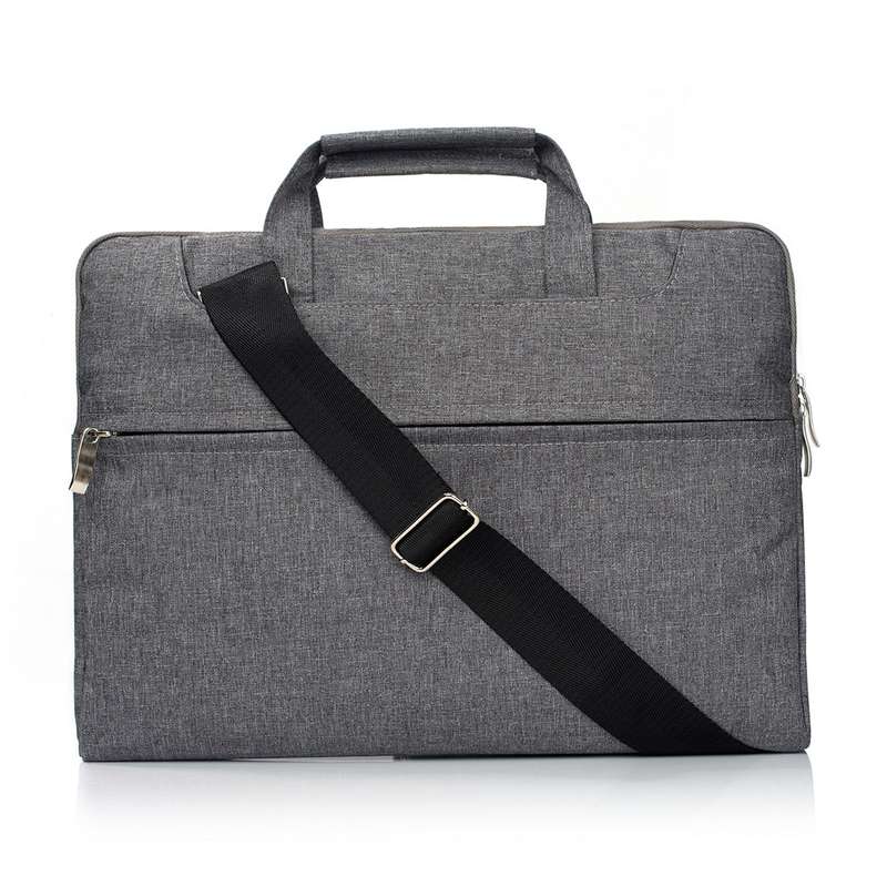 Portable One Shoulder Handheld Zipper Laptop Bag, For 11.6 inch and Below Macbook, Samsung, Lenovo,