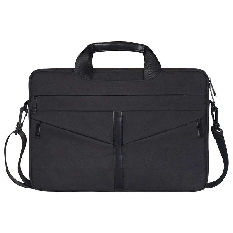 13.3 inch Breathable Wear-resistant Fashion Business Shoulder Handheld Zipper Laptop Bag with Shoul
