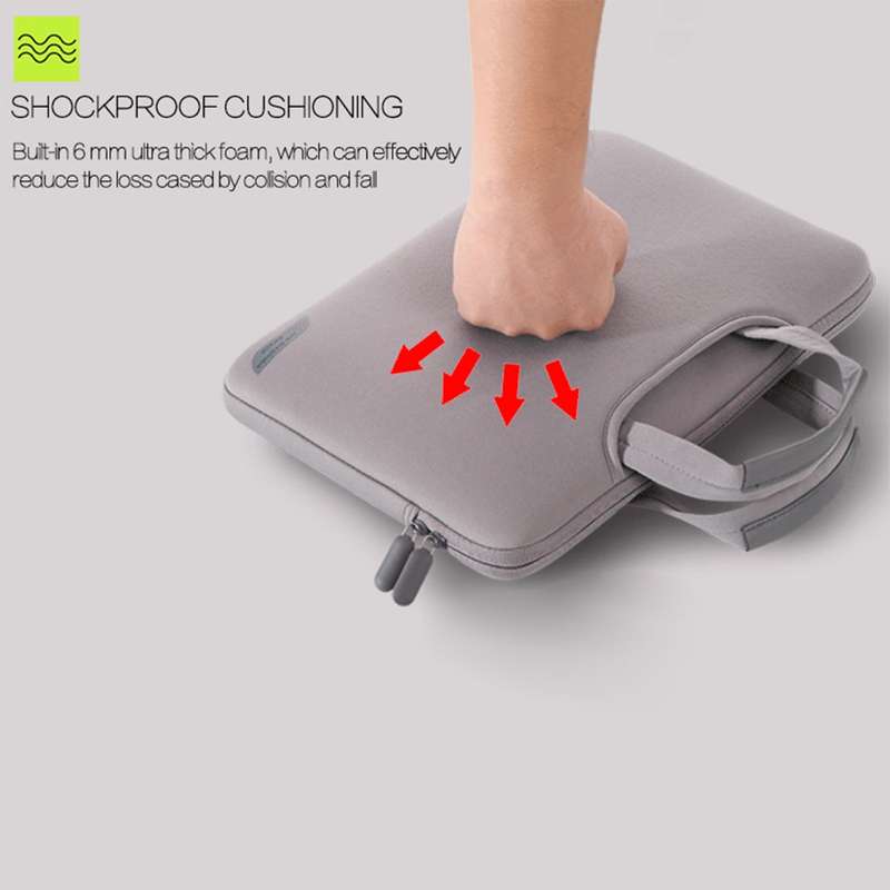 15.6 inch Portable Air Permeable Handheld Sleeve Bag for Laptops, Size: 41.5x30.0x3.5cm(Magenta)