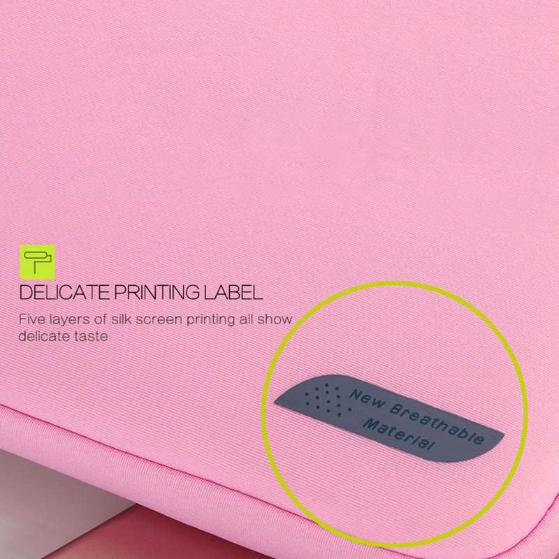 15.6 inch Portable Air Permeable Handheld Sleeve Bag for Laptops, Size: 41.5x30.0x3.5cm(Magenta)